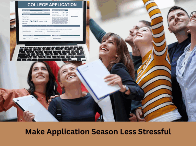 Make college application season less stressful