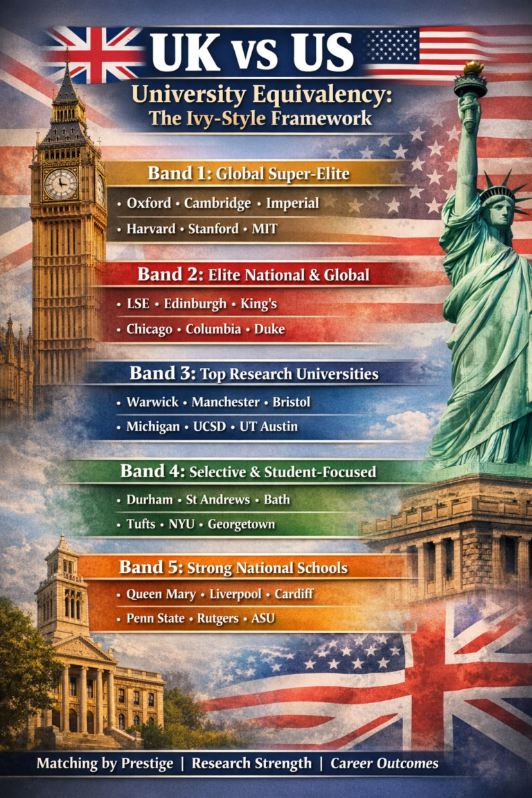 UK - US Equivalency Bands